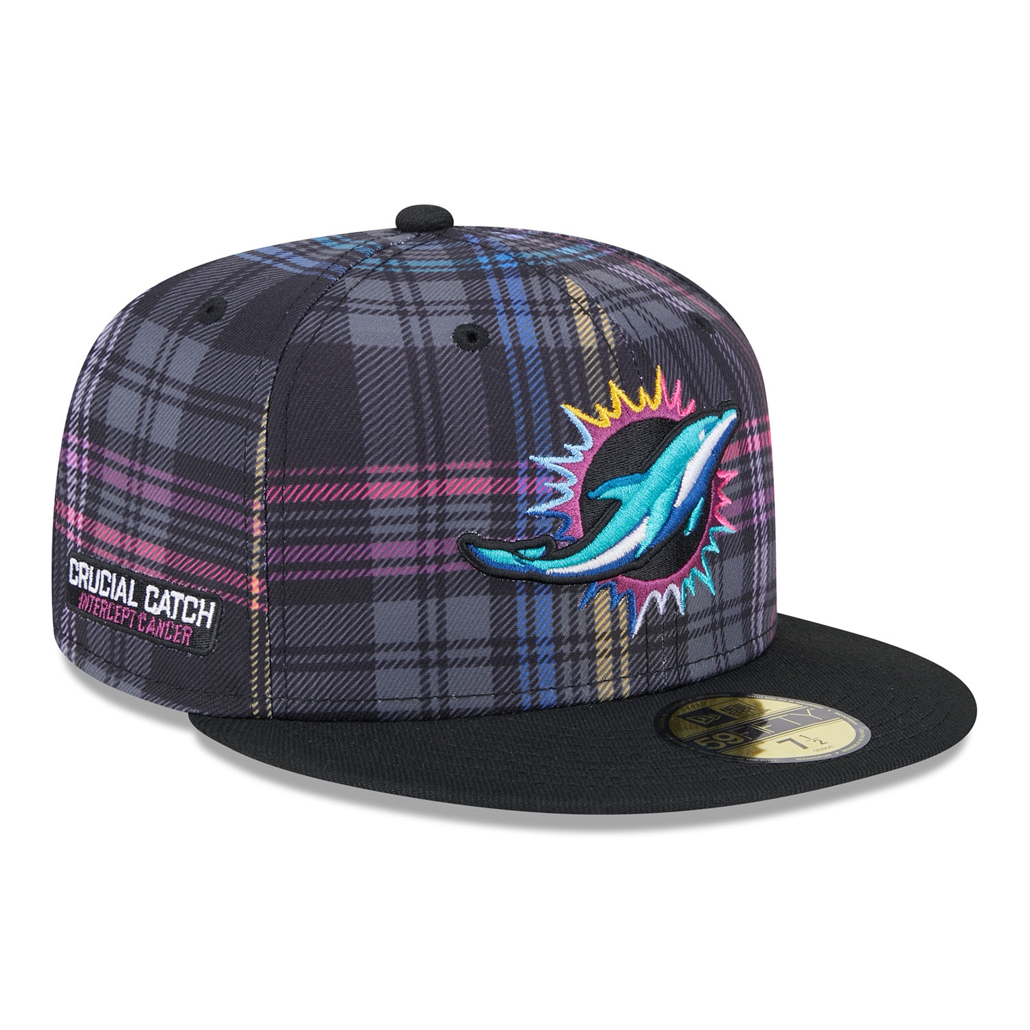 Miami Dolphins 2024 NFL Crucial Catch New Era 59FIFTY Fitted Cap
