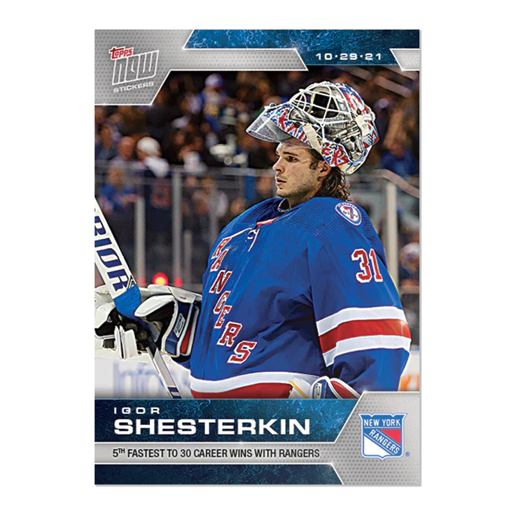 2021-22 NHL TOPPS NOW® 20-Sticker Pack - Stickers #57-76