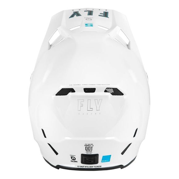 Casque cross Fly FORMULA S - SOLID - ENFANT - Blanc / BleuRef : FL1694 / 8009378002
