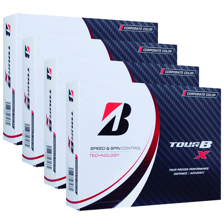 Bridgestone Tour B X Corporate Colour 4 For 3 Golf Balls