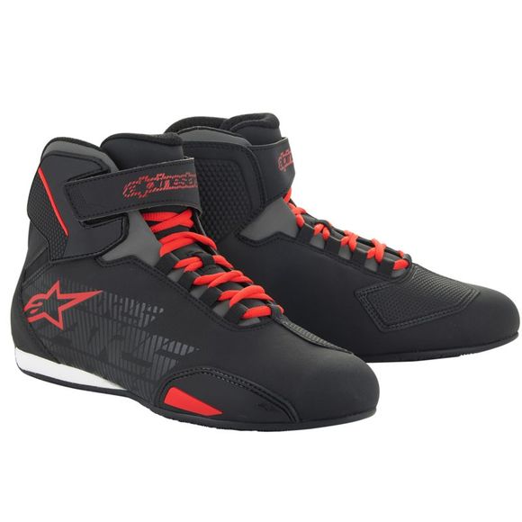 Alpinestars Sektor Motorcycle Sneakers - Black / RedRef: AP11725