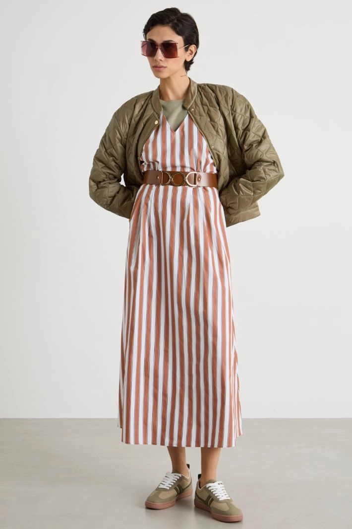 Padded bomber jacket - GREEN