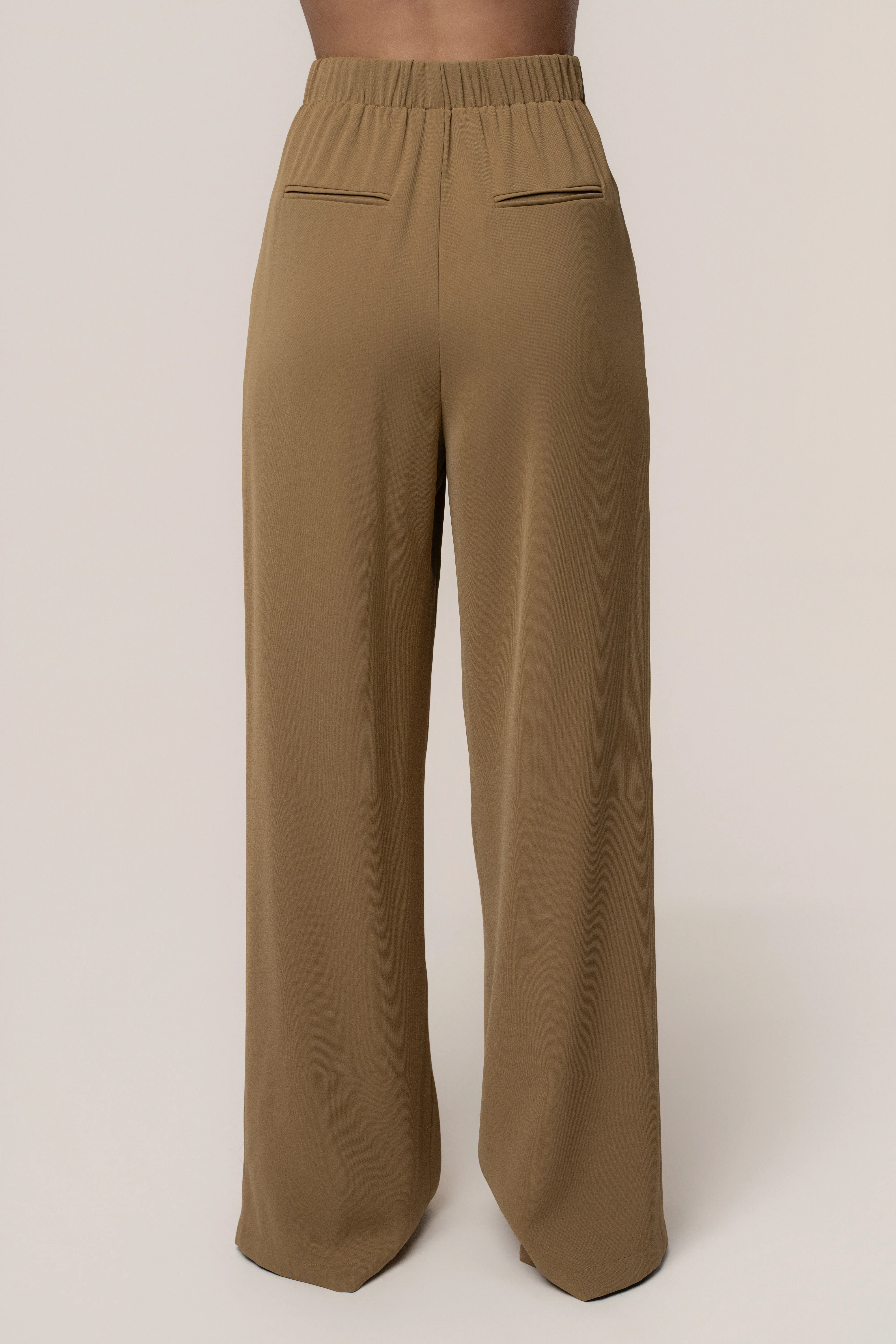 Olive Signature Elegance Trousers
