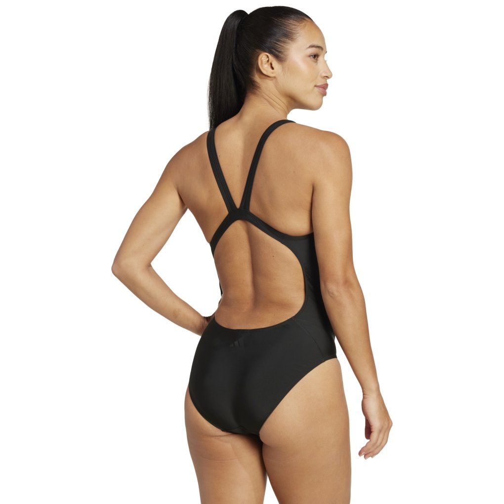 adidas 3-Stripes Rubber Graphic Swim Suit Women - black IT3203