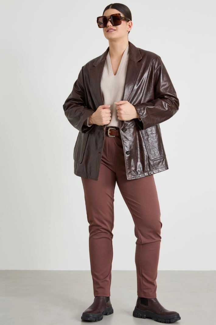 Wool blend sweater - BEIGE