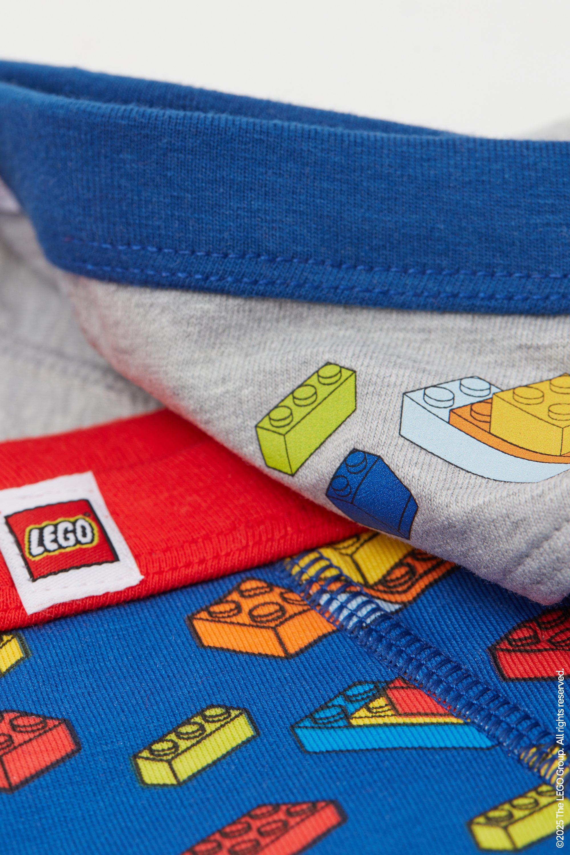 2 Pairs of Boys' Lego Print Cotton Briefs