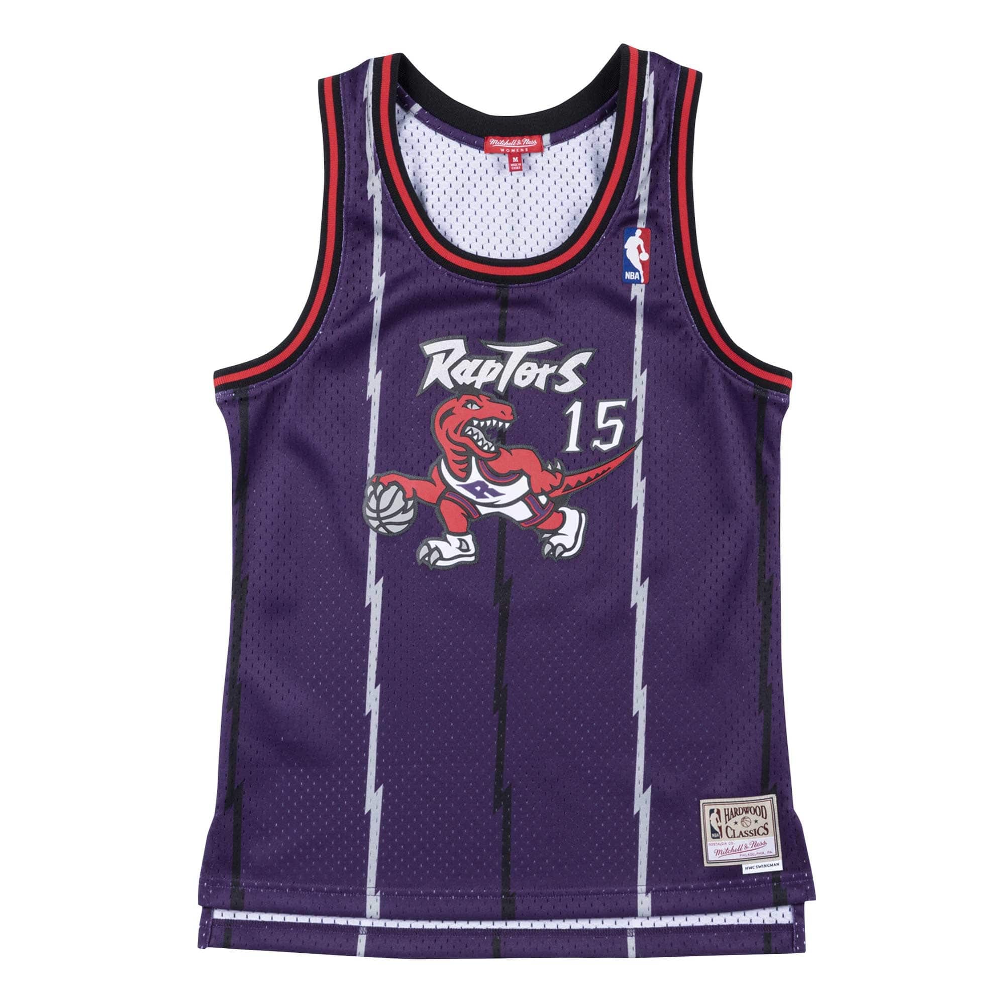 Vince Carter #15 Toronto Raptors 1998-99 Swingman NBA Jersey (WOMEN'S)
