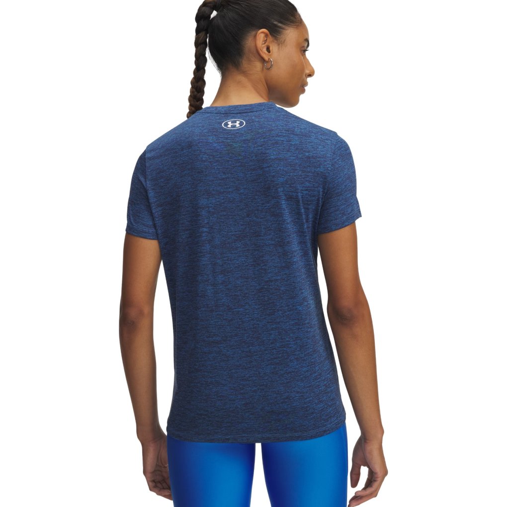 Under Armour UA Tech™ Twist Short Sleeve Shirt Women - Blue Atlantis/White
