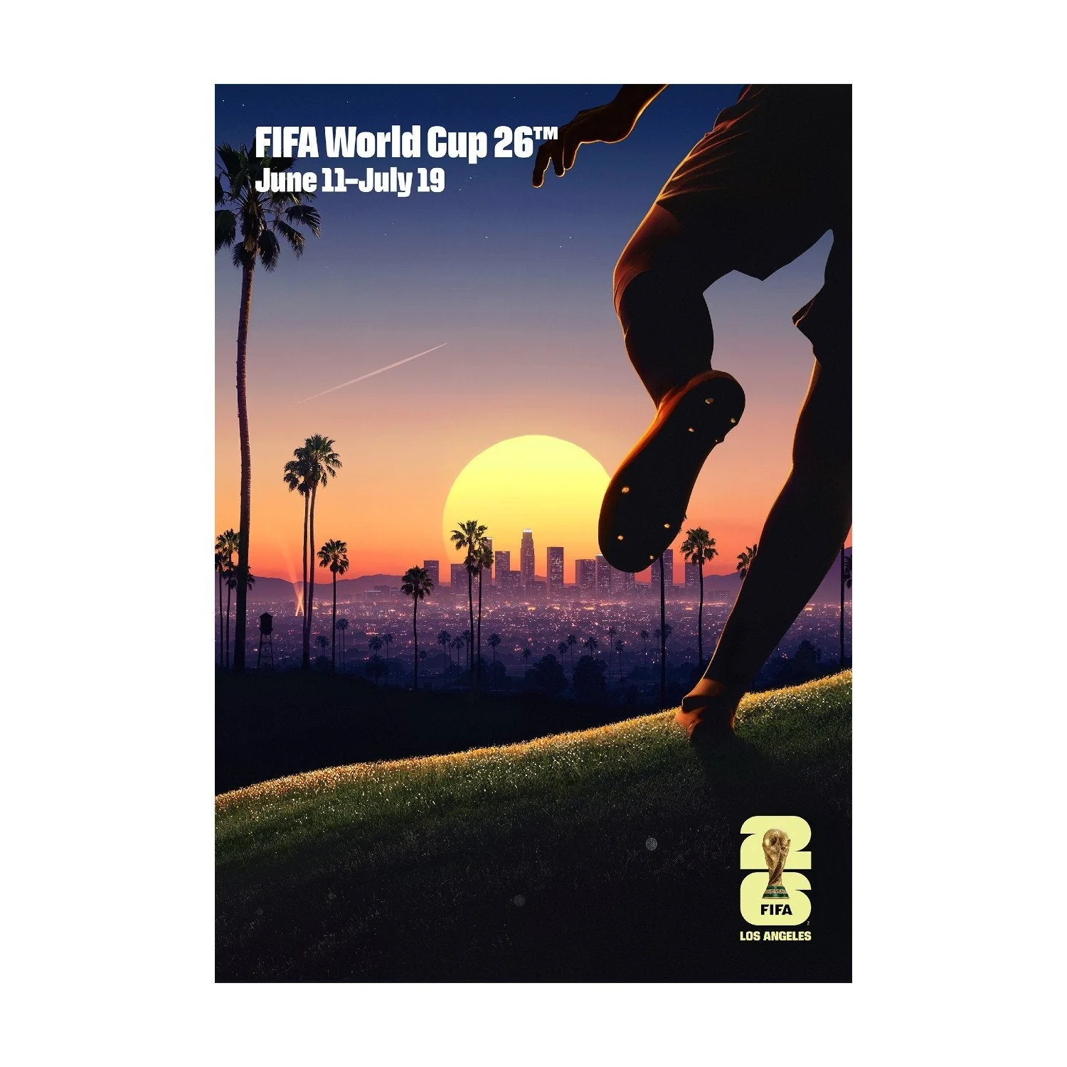 2026 Soccer Fan Collection Los Angeles Host City Poster