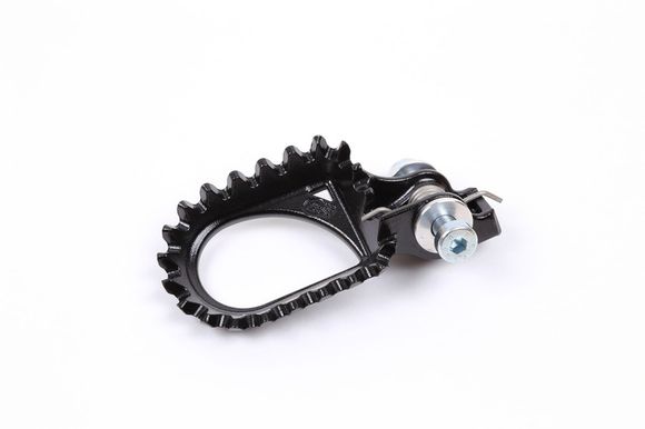 S3 Hard Rock footrest rear position +10mm black steelRef: SPART00023A / 1061081