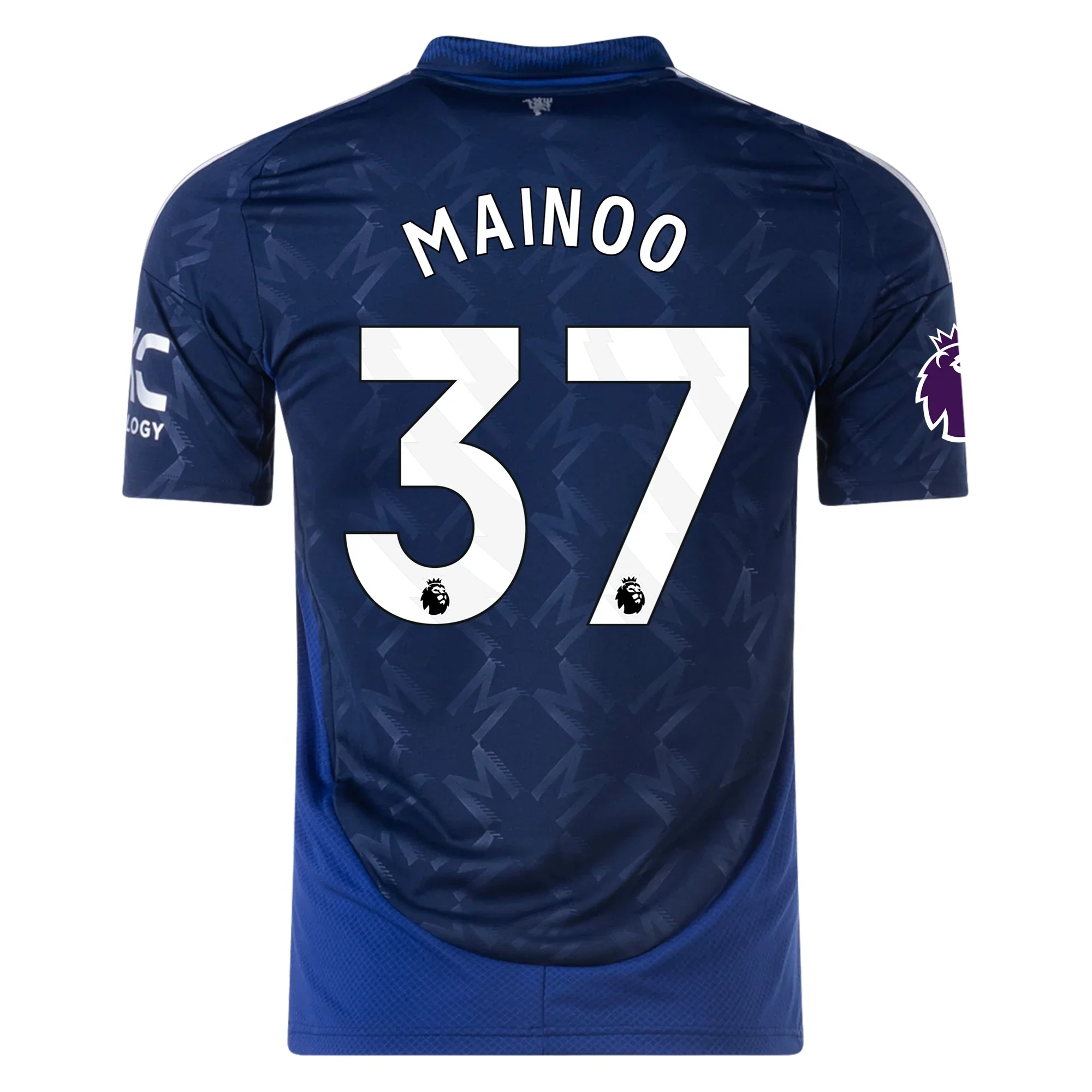 Manchester United Kobbie Mainoo Away Jersey w/ EPL Patch 24/25 (Night Indigo)