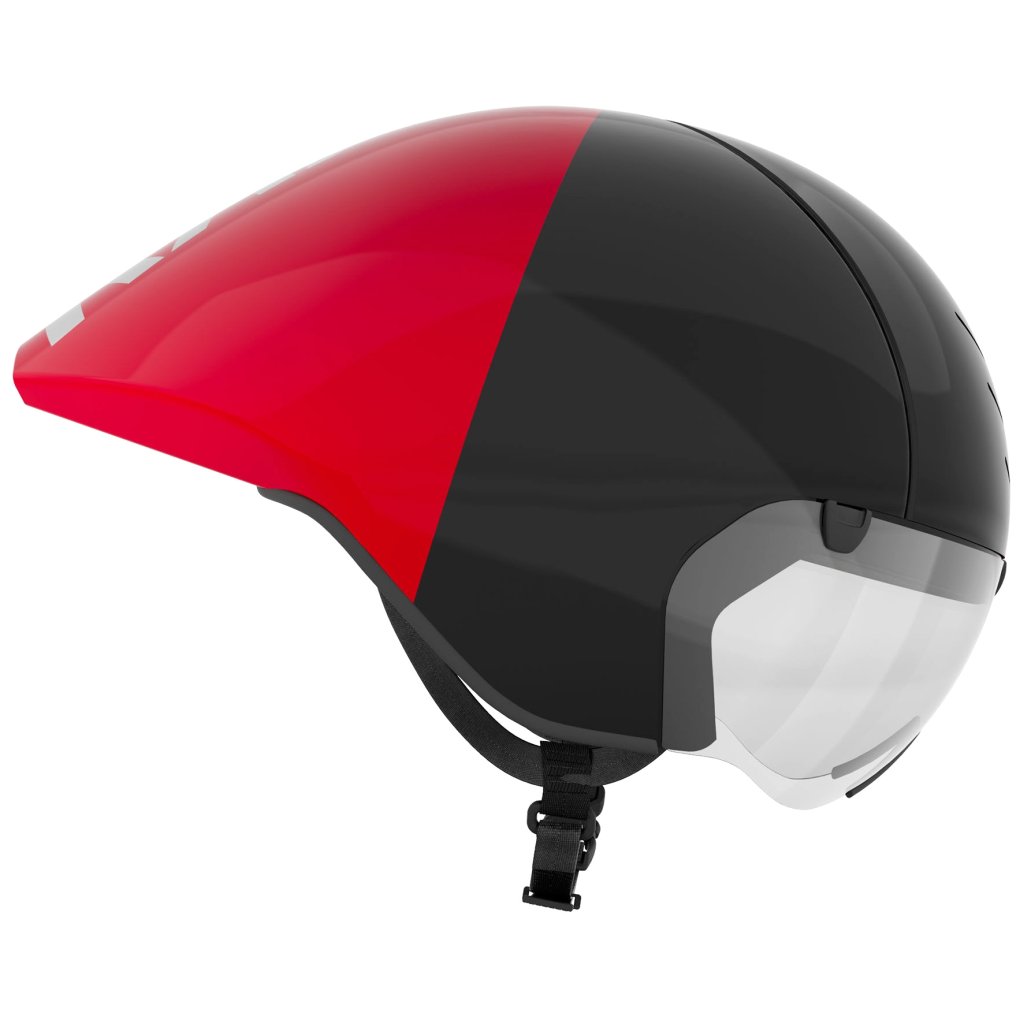 KASK Mistral Trial Helmet - Black/Red