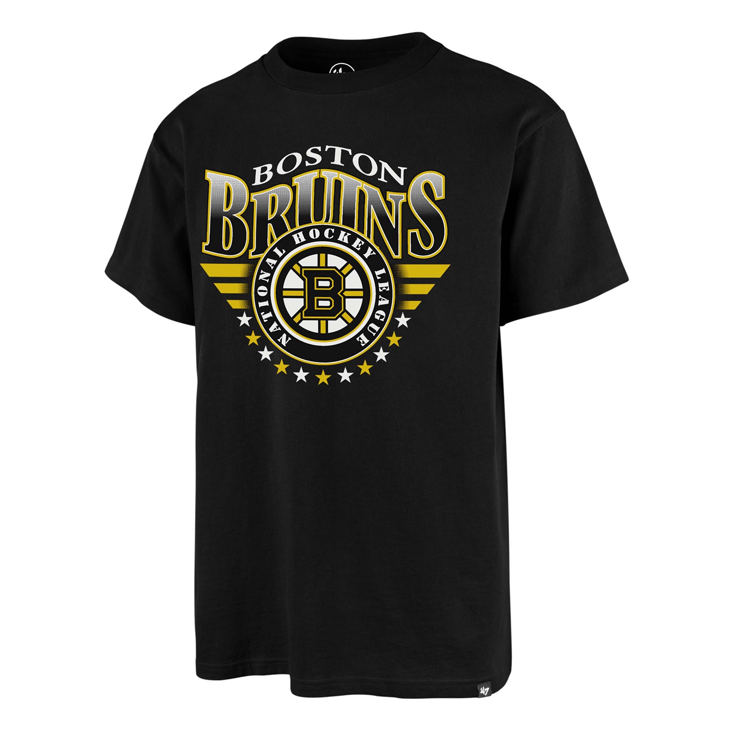 Boston Bruins Black Echo NHL T-Shirt Black