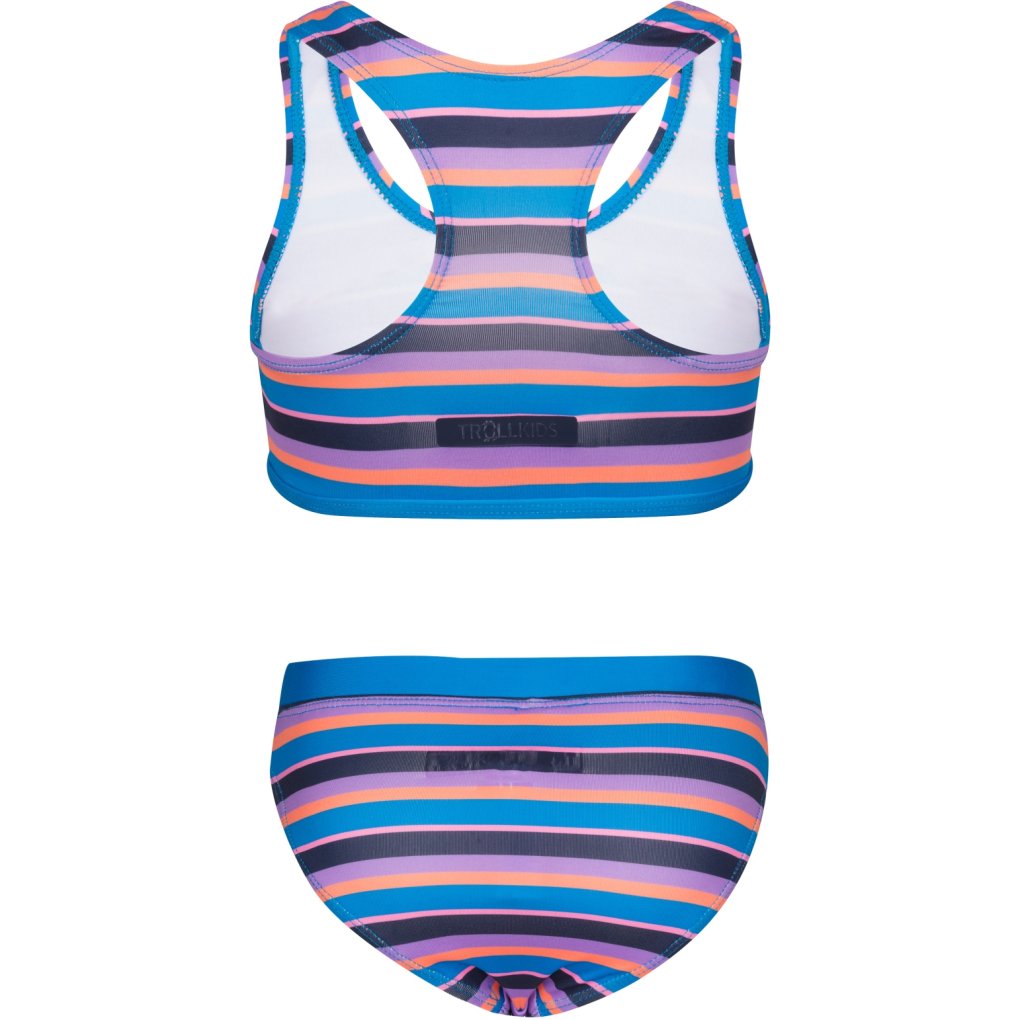 Trollkids Kvalvika Bikini Girls - Dynamic Blue/Candy Pink
