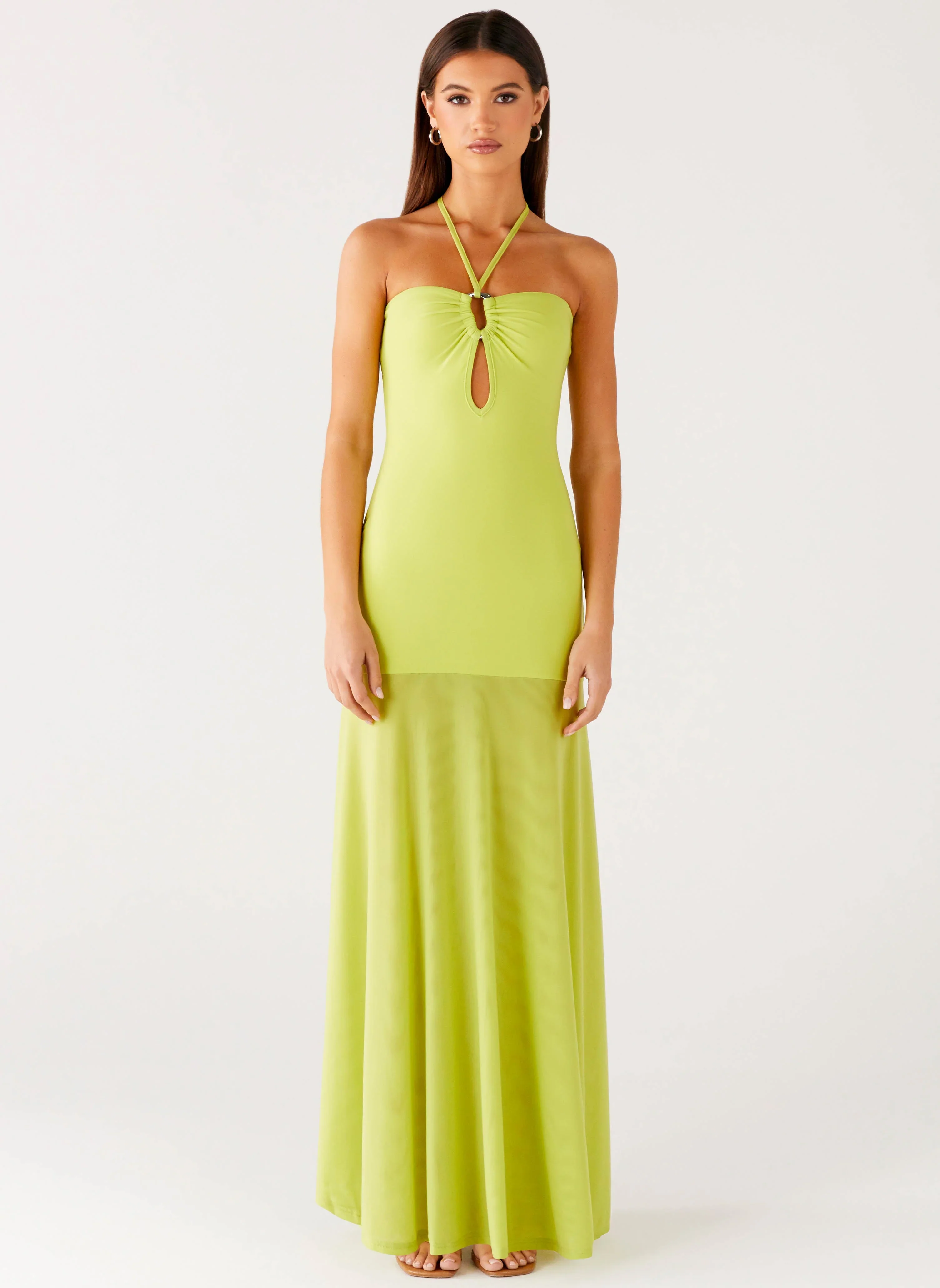 Claria Maxi Dress - Lime