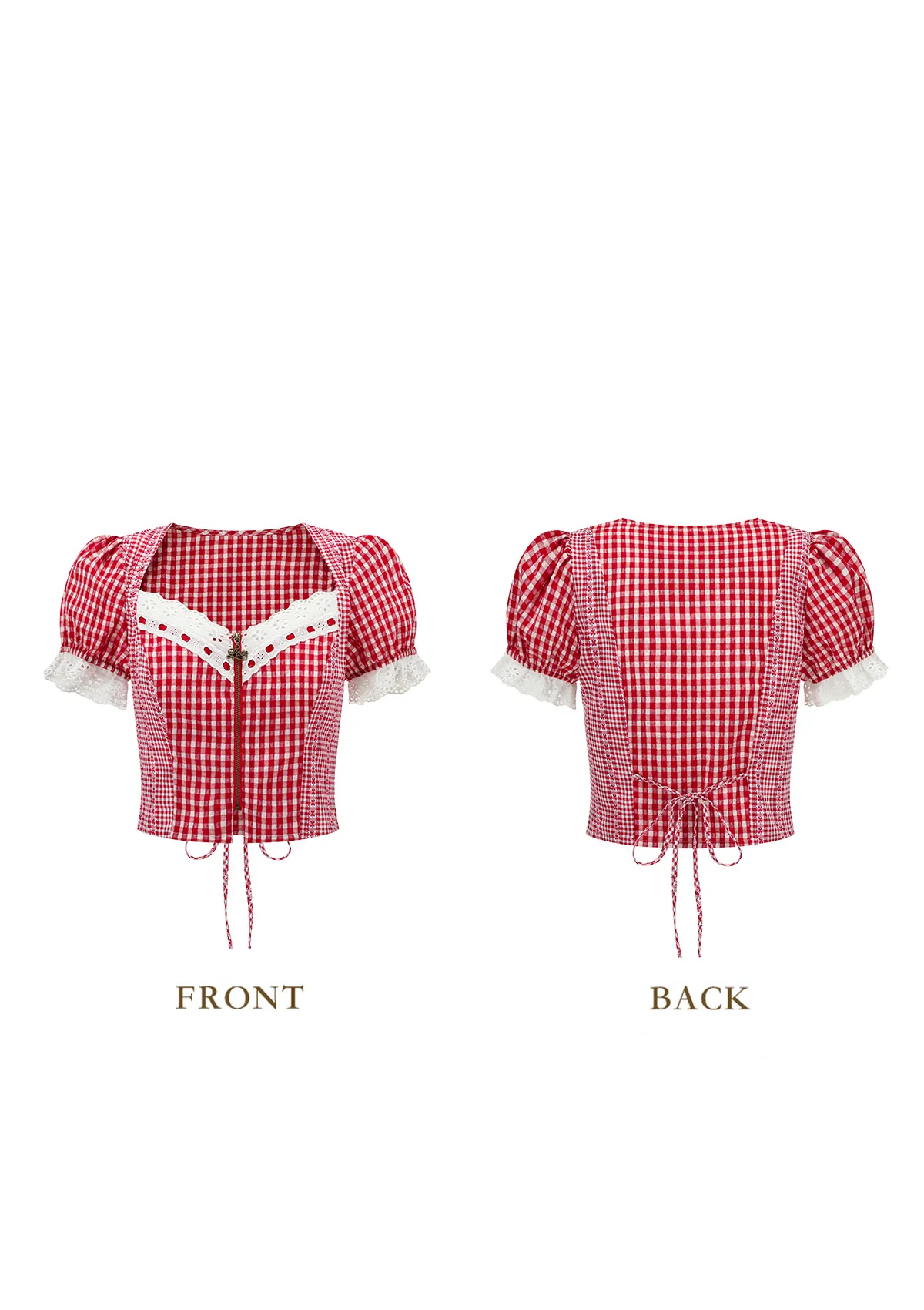 Cottage Girl Diary Red Top