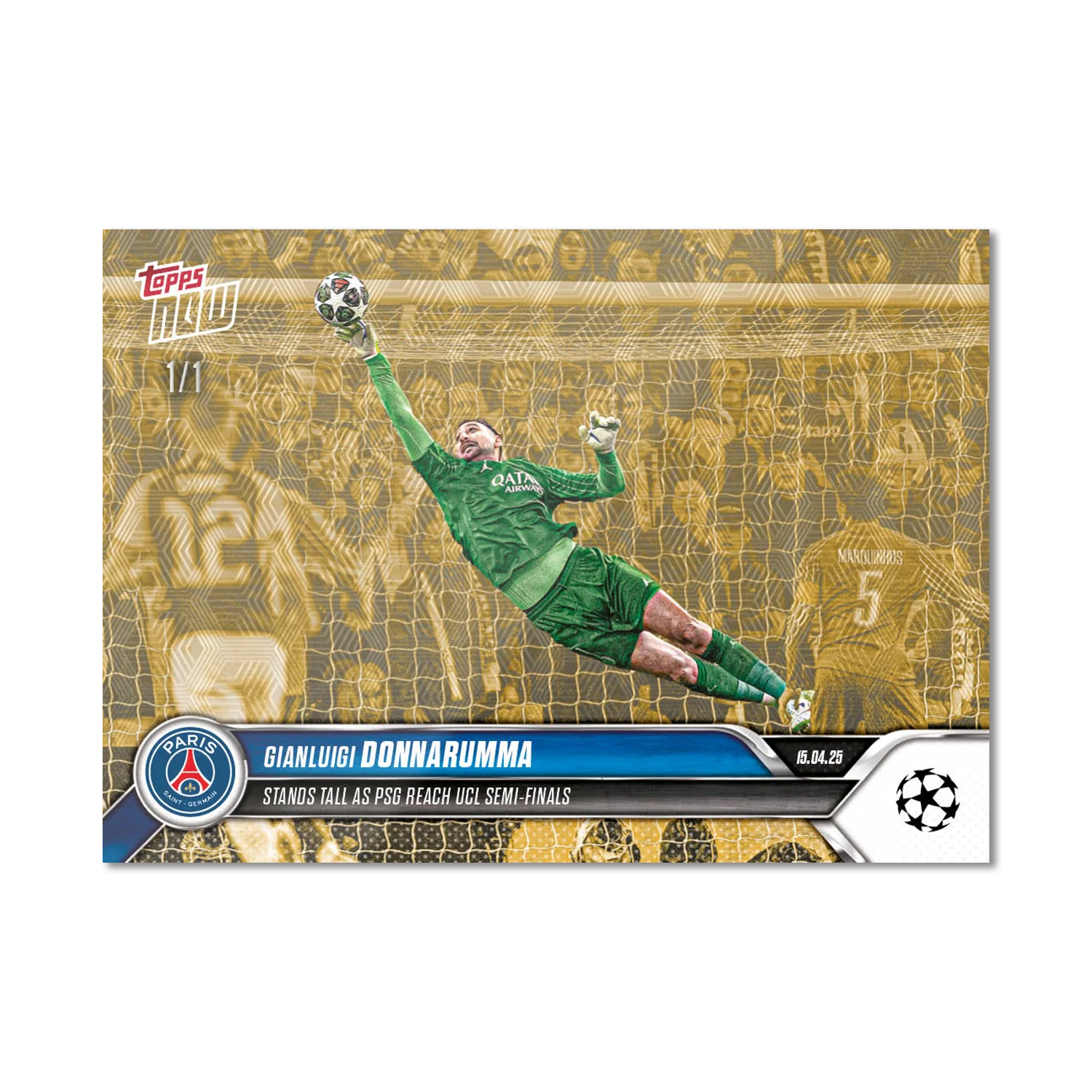 Gianluigi Donnarumma - 2024-25 UCL Topps NOW® - Card 140