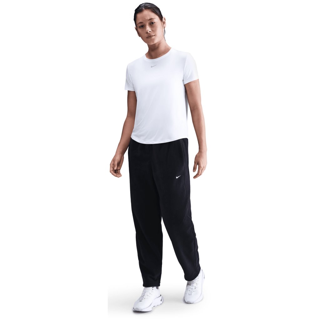 Nike One Therma-FIT Fleece Pants Women - black/white HV3707-010
