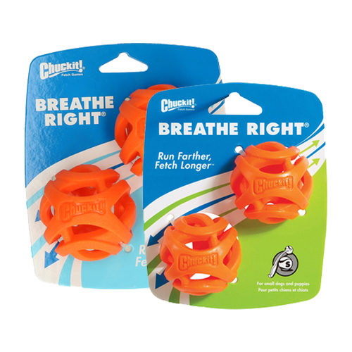 Chuckit! Breathe Right Fetch Ball - Small - 1.97 inch / ø 5cm - 2 Pack