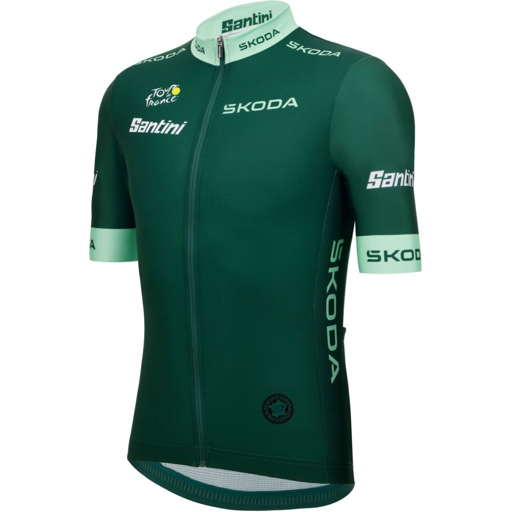 Santini Best Sprinter Jersey Men - Tour de France™ 2025 Collection Fan Line - RE97175CTDFPNT - green VE
