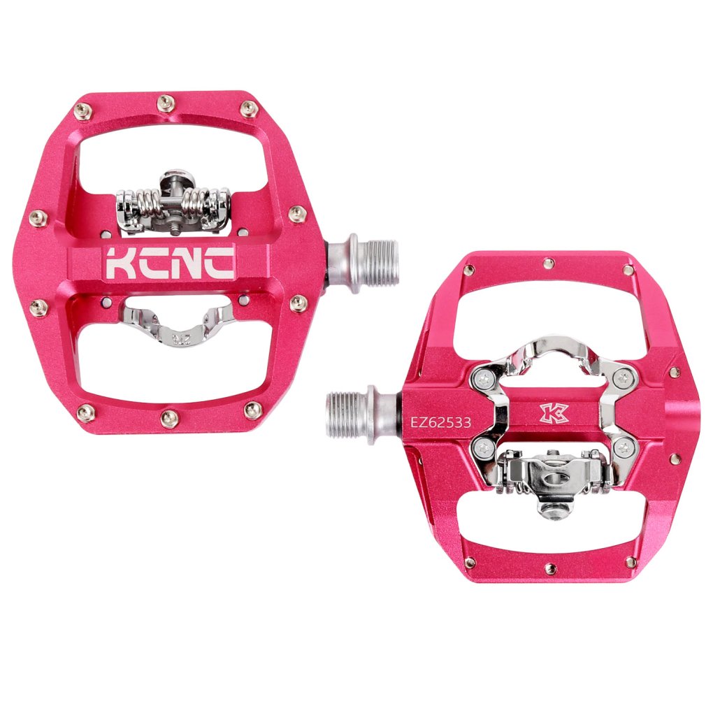 KCNC FR TRAP Clipless Pedal with Steel Axle - pink