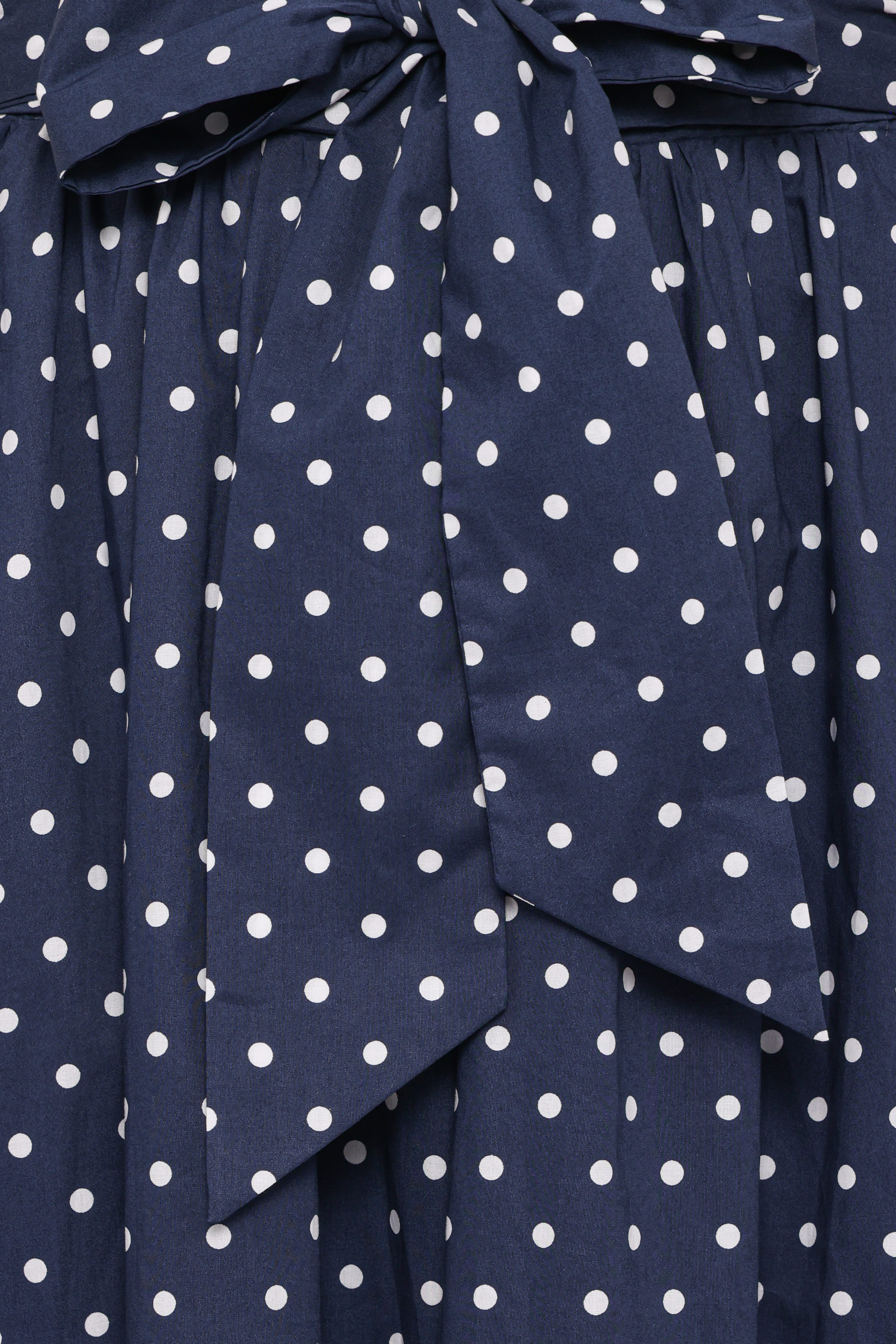 Paula Tie Waist Maxi Skirt - Navy