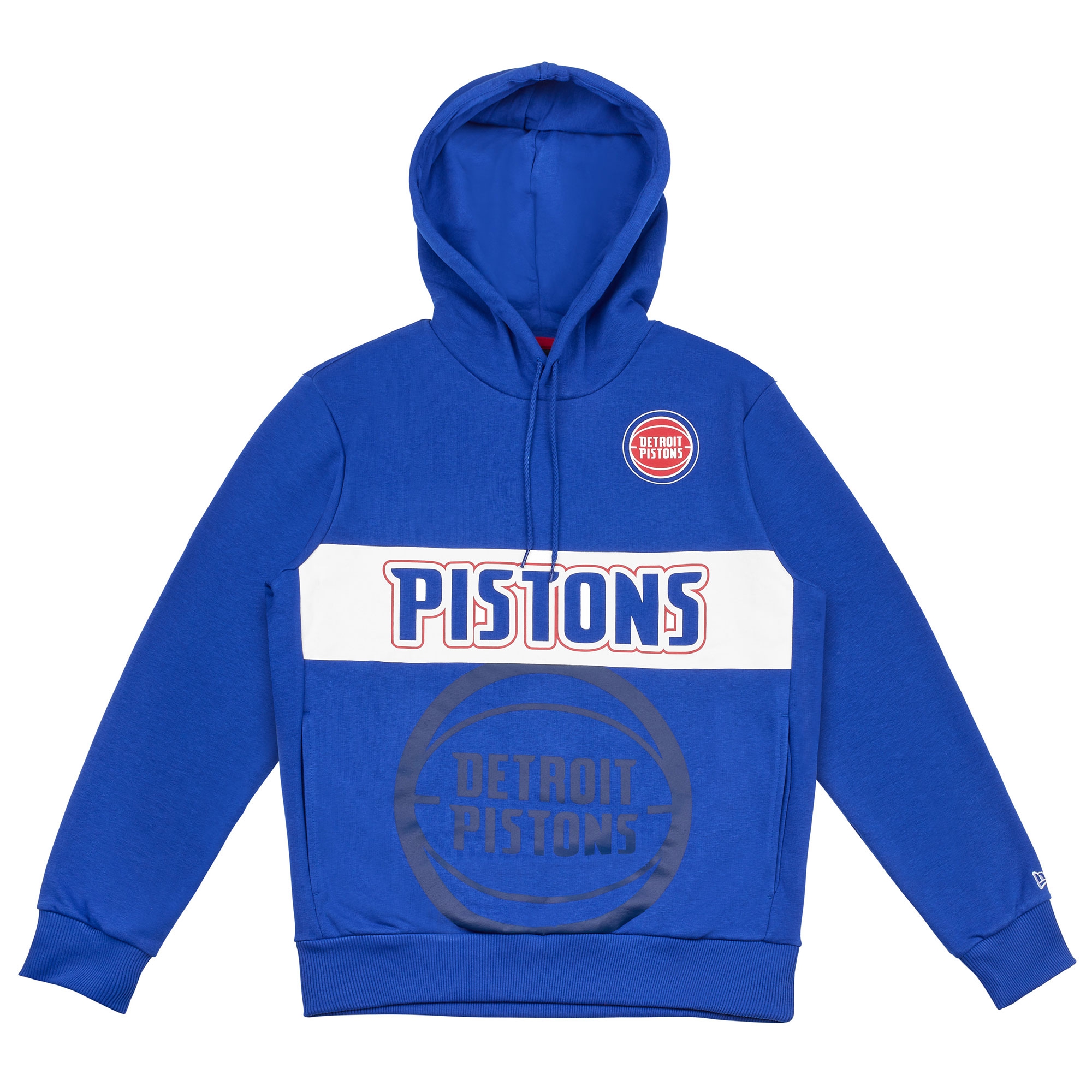 Detroit Pistons Paris Games New Era NBA Hoodie Blue