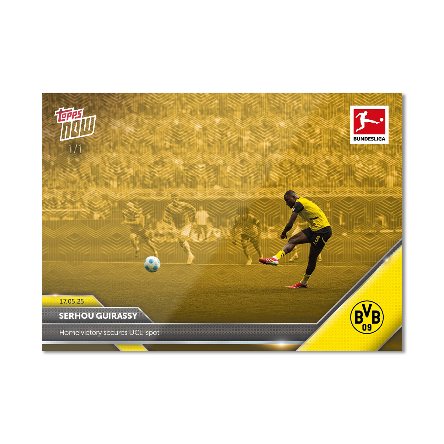 Serhou Guirassy - 2024-25 Bundesliga Topps NOW® - Card 192