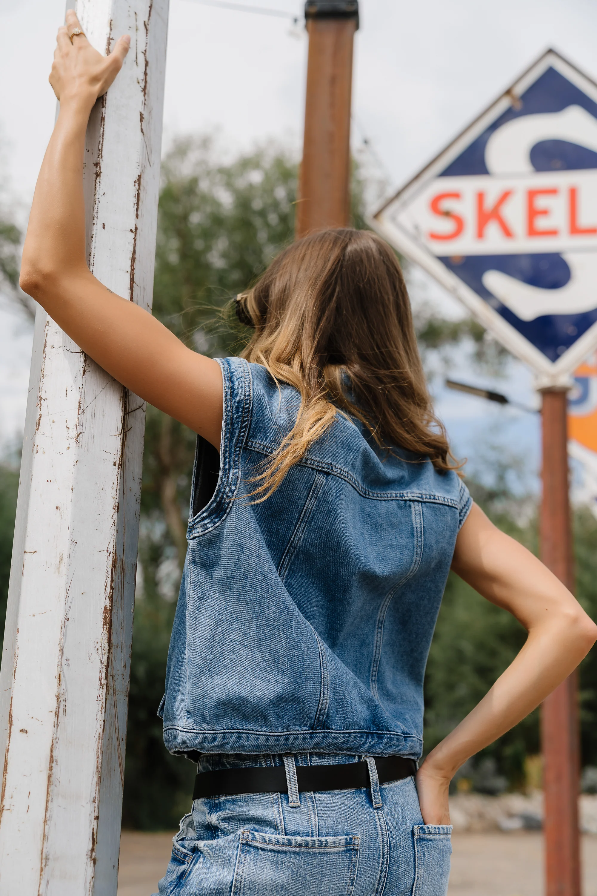PREORDER - Mavis Denim Top