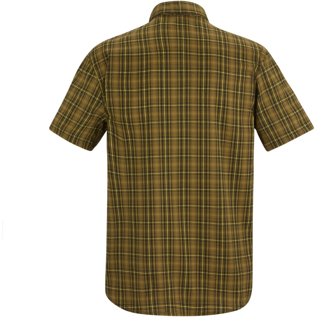 Regatta Begarno Short Sleeve Shirt Men - Wood Brown Check YXD
