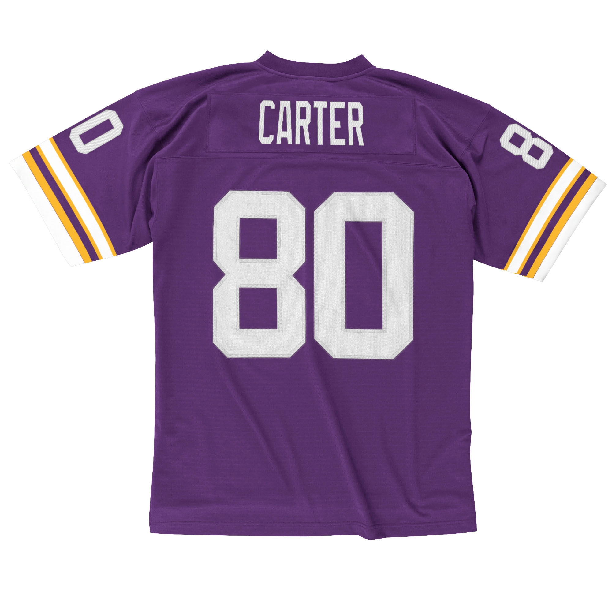 Cris Carter #80 Minnesota Vikings Mitchell & Ness Throwback NFL Jersey Purple