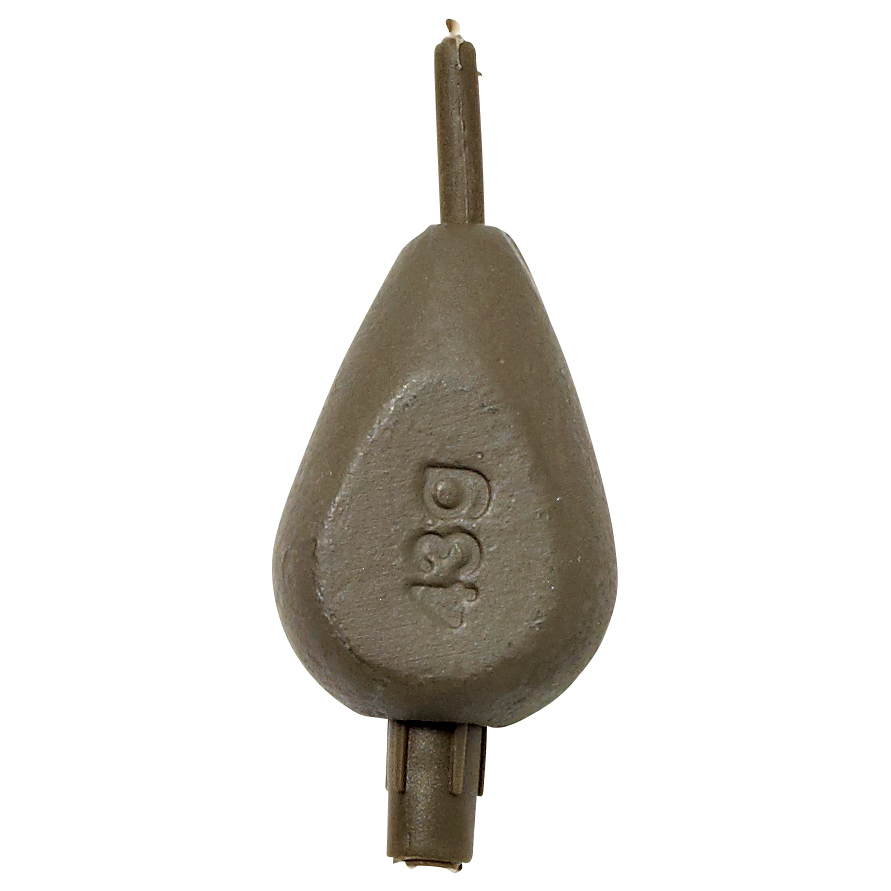 Kogha Carp Inline Flat Pear Sinker