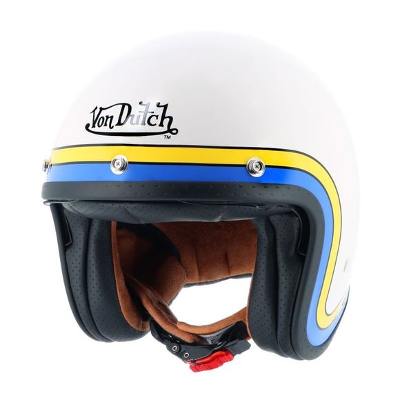 Helstons VON DUTCH BIG EYE Open-Face Helmet - Blue / YellowRef: VDH0275