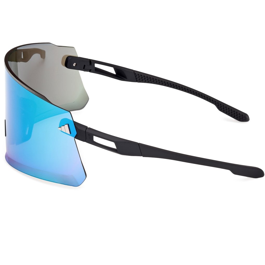 adidas Dunamis Pro SP0100 Glasses - Matte Black / Contrast Mirror Green