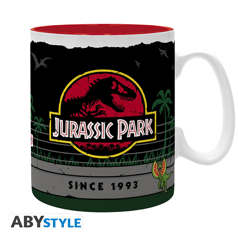 JURASSIC PARK Mug Dinosaur Kingdom Big Size