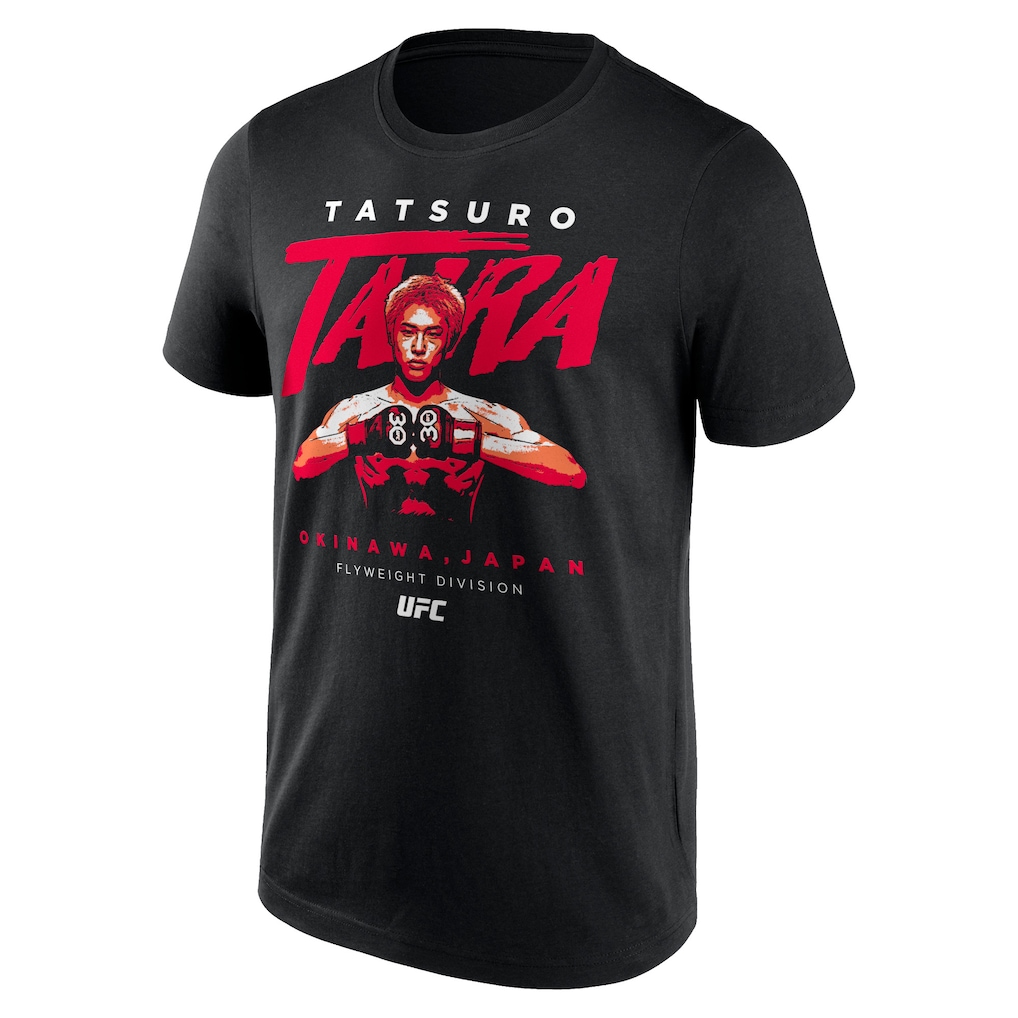 UFC Tatsuro Taira Poster T-Shirt - Black - Mens