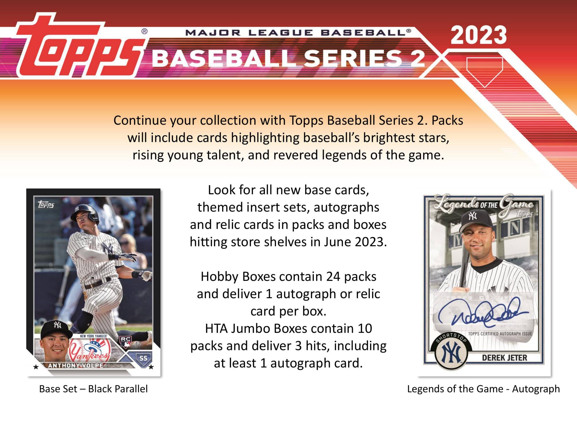 2023 Topps Series 2 Baseball MLB Hobby Box