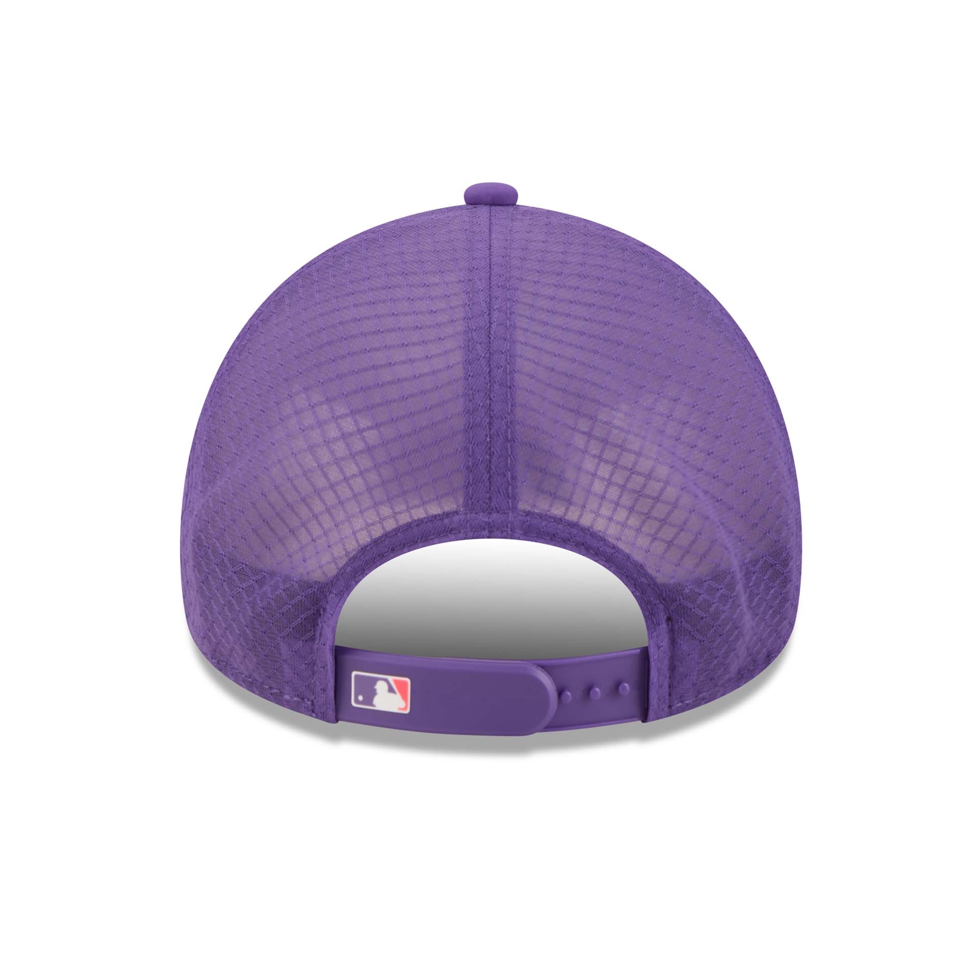 Colorado Rockies 2026 MLB City Connect 9FORTY APEX Trucker Cap Purple