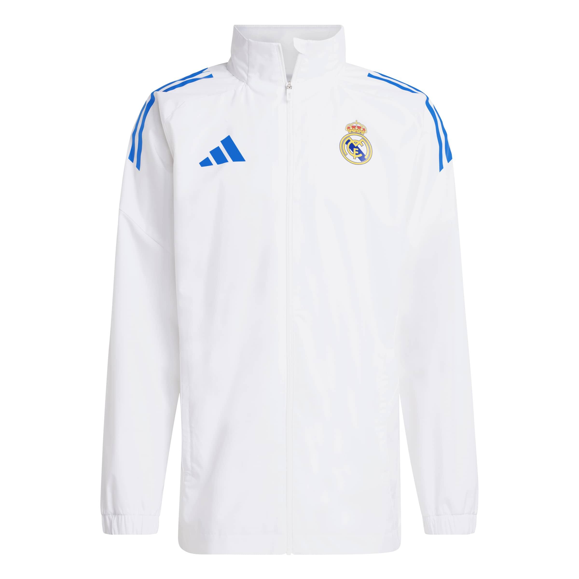 Mens adidas UCL Training All Weather Jacket 25/26 White