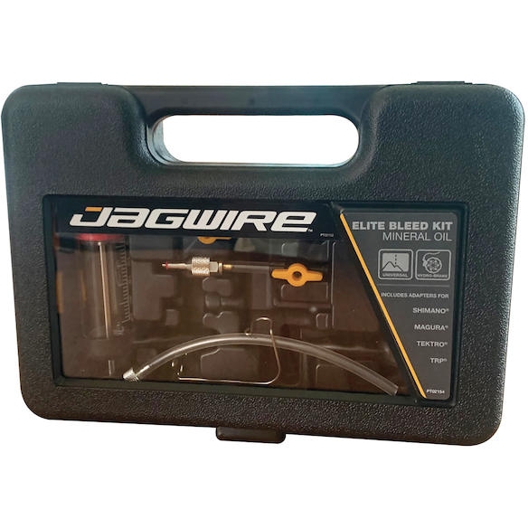 Jagwire Elite Brake Bleed Kit for Shimano, Magura, Tektro/TRP | Mineral Oil