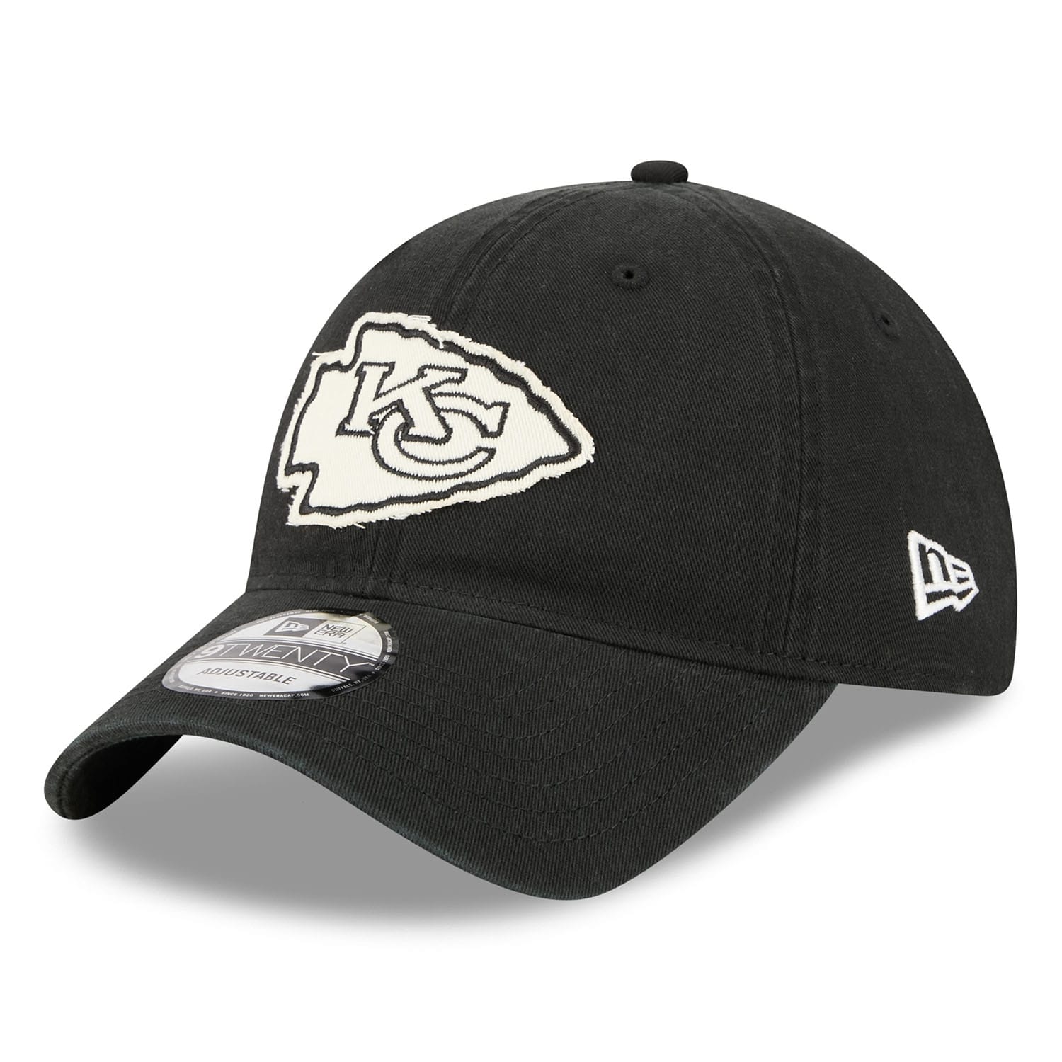 Kansas City Chiefs NFL Stamp 9TWENTY Adjustable Cap Black