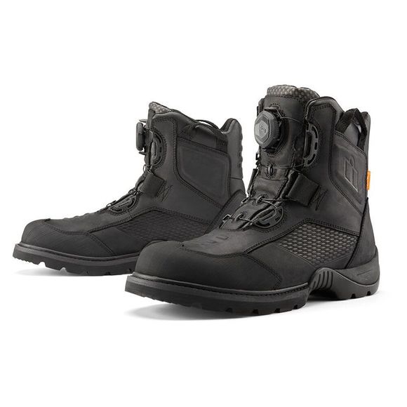 Icon STORMHAWH WP Half Boots - BlackRef: IC0778