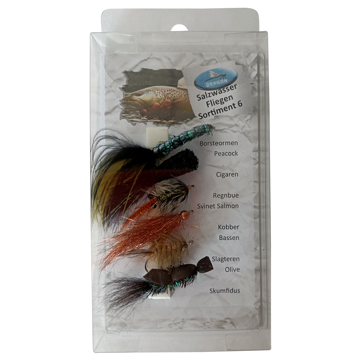 Dragon Saltwater fly range (version 6)