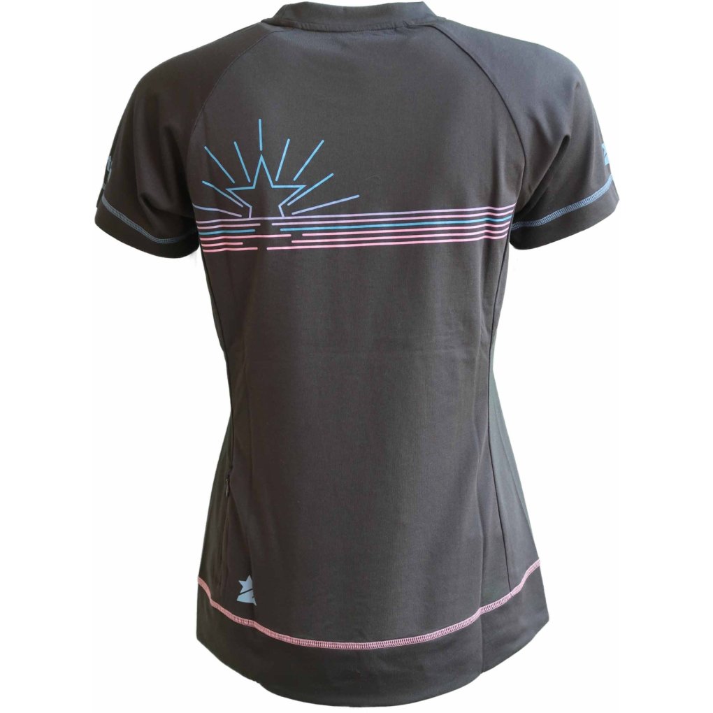 Zimtstern PureFlowz Eco Short Sleeve Shirt Women - Pirate Black