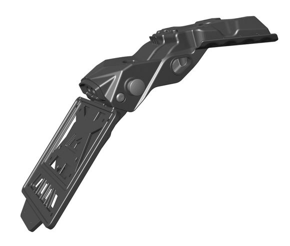 Racetech taillights License plate holder with T7 RevolutionRef: Rh00497A / 1125250001