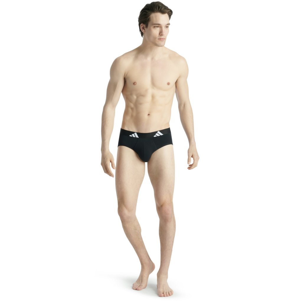 adidas Sports Underwear Active Flex Cotton Brief Men - 3 Pack - 000 black - 2025