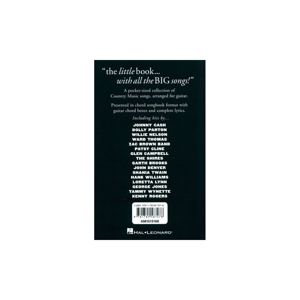 Wise Publications The Little Black Book Country – Thomann Ireland