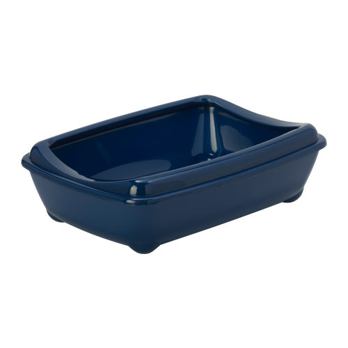 Moderna Litter Tray with Rim - 42cm - Blueberry