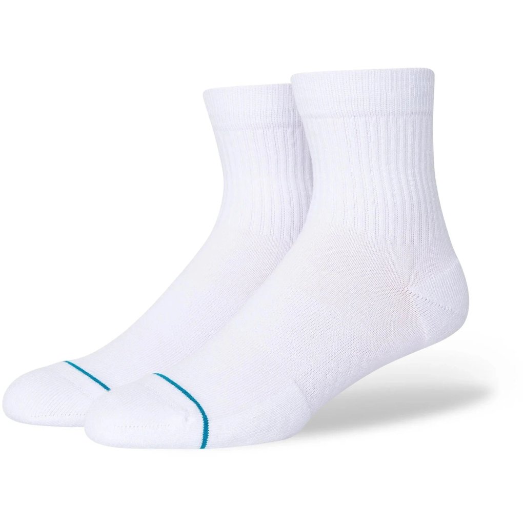 Stance Icon Quarter Socks Unisex - 3 Pack - white