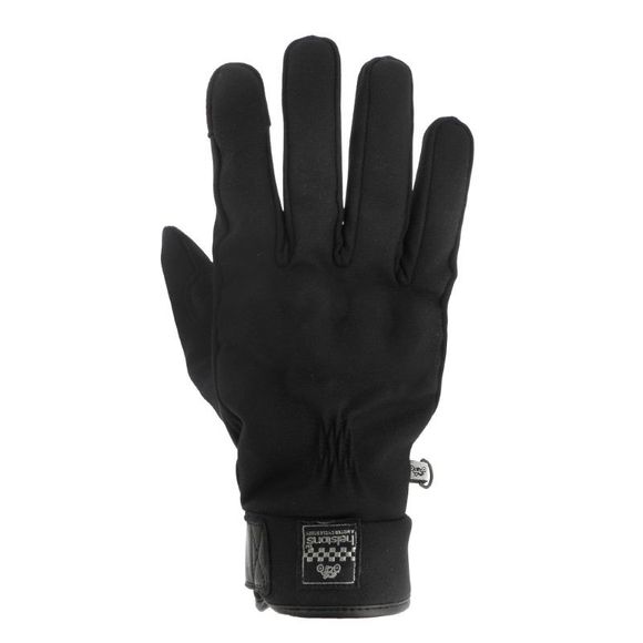 Helstons justin gloves - winter - fabric - blackRef: HS1040